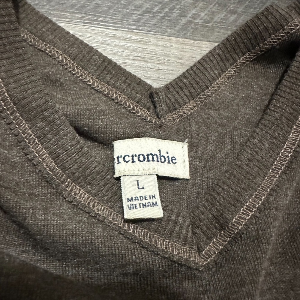 Abercrombie and Fitch Vintage Girls  brown color tops - Picture 10 of 11